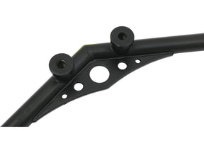 Santee Bonanza Flat Handlebar Non Dimpled Black Powder Coated 1" Throttle Cables Santee