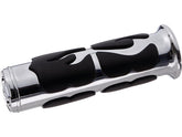 Kuryakyn Iso Flame Grips Chrome 1" Throttle Cables Kuryakyn Default Title