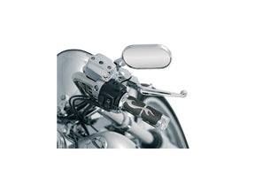 Kuryakyn Iso Flame Grips Chrome 1" Throttle Cables Kuryakyn
