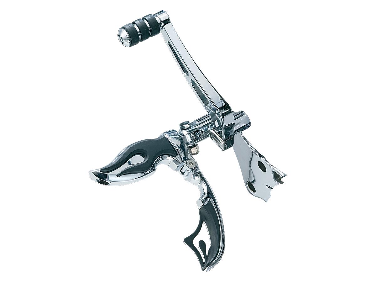 Kuryakyn Flamin Switchblade Pegs Chrome Kuryakyn