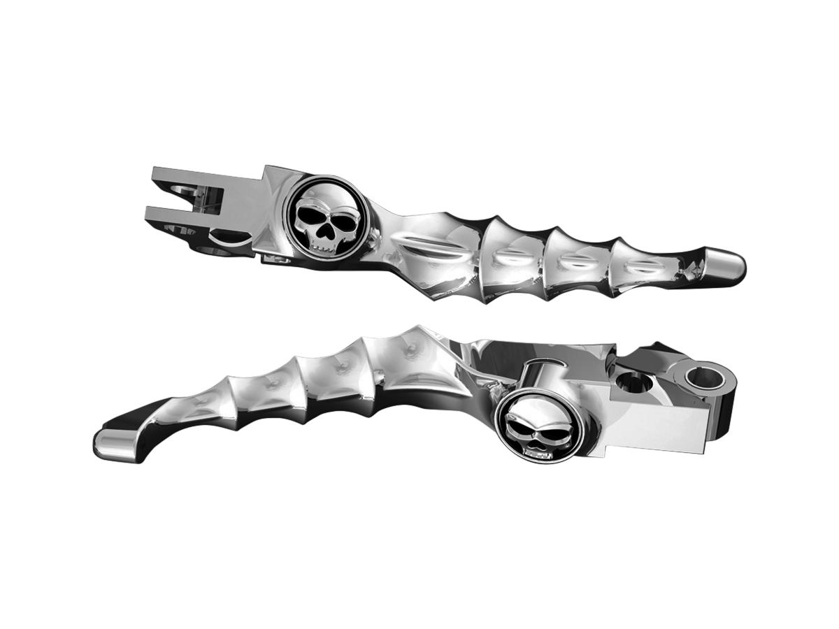 Kuryakyn Zombie Hand Control Levers Chrome Cable Clutch Kuryakyn Default Title
