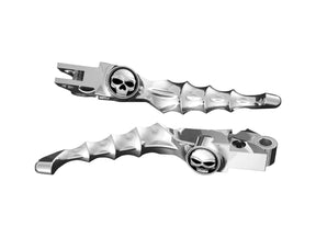 Kuryakyn Zombie Hand Control Levers Chrome Cable Clutch Kuryakyn Default Title