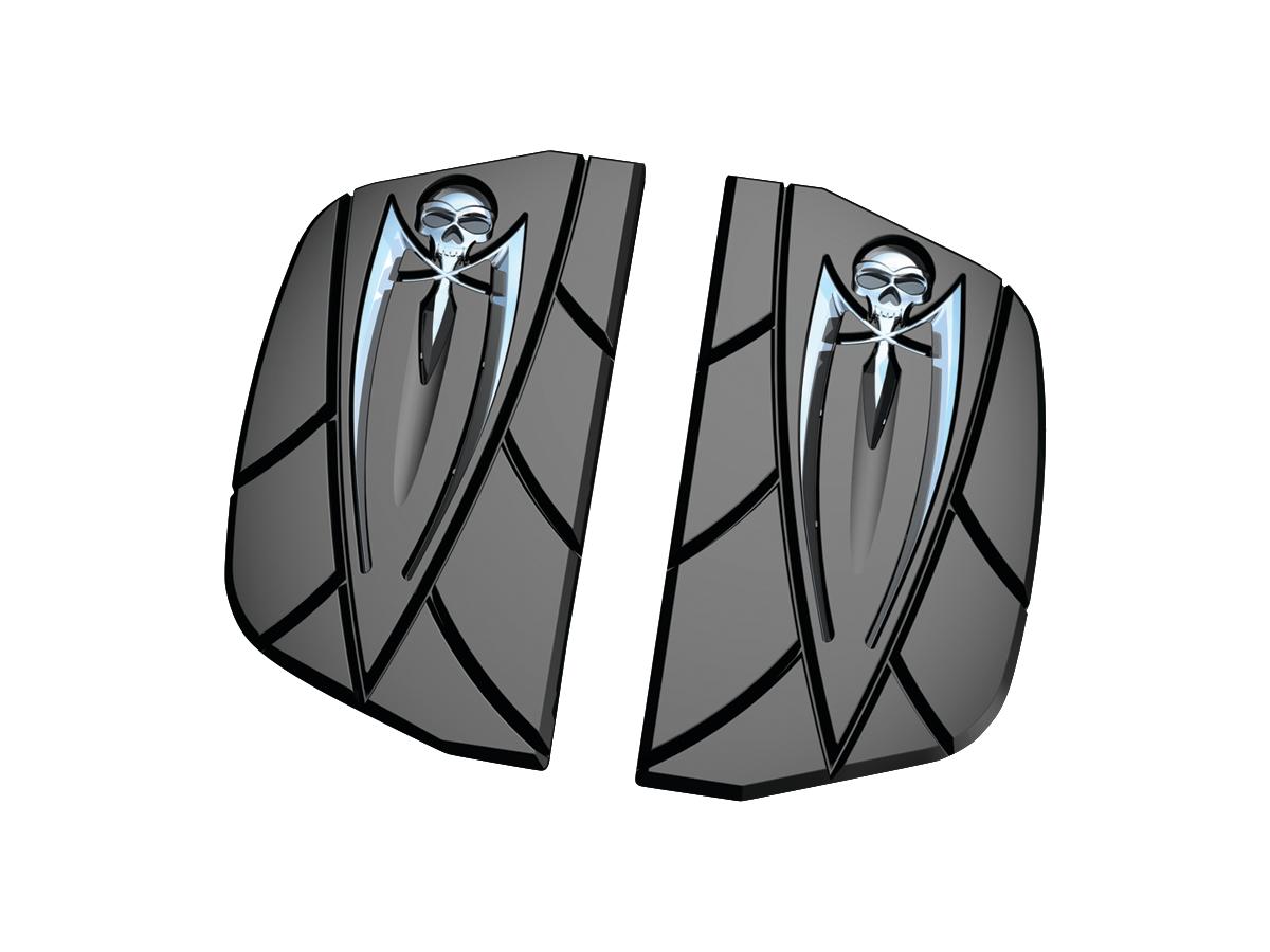 Kuryakyn Zombie Passenger Floorboard Insert For Hd D Shaped Boards Chrome Kuryakyn Default Title