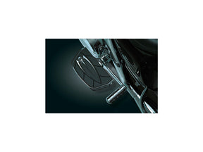 Kuryakyn Zombie Passenger Floorboard Insert For Hd D Shaped Boards Chrome Kuryakyn
