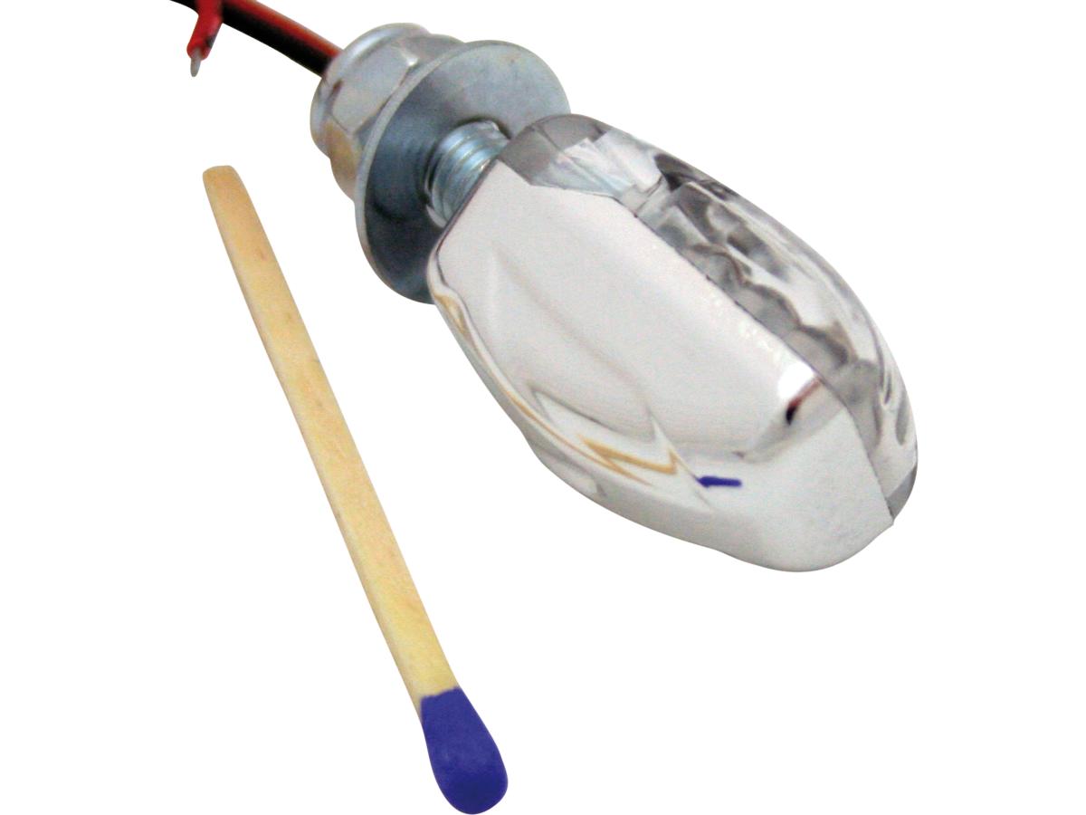 Shin Yo Picco Led Turn Signal Chrome Clear Led Shin Yo Default Title