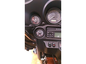 Legend Air Legend Air Fairing Mounted Psi Gauge, White Face Air Pressure Gauge White Face Legend Air