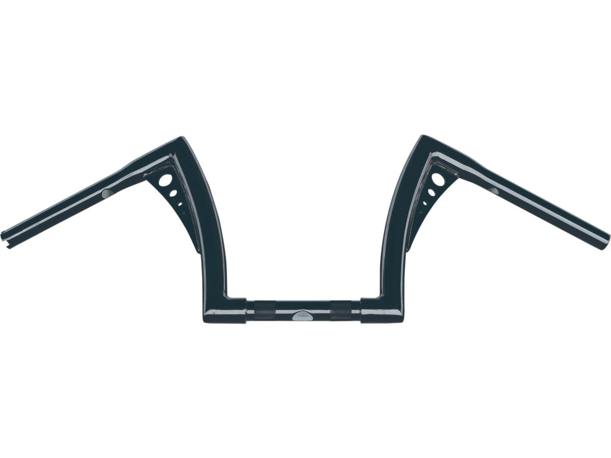 Santee 14 Bonanza Fat Handlebar Non Dimpled 3 Hole Black Powder Coated 1 1/4" Throttle By Wire Throttle Cables Santee Default Title