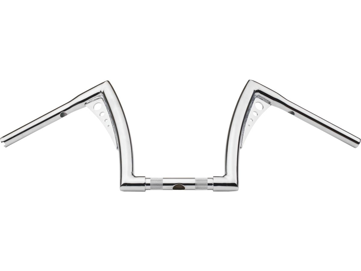 Santee 12 Bonanza Fat Handlebar Non Dimpled 3 Hole Chrome 1 1/4" Throttle By Wire Throttle Cables Santee Default Title