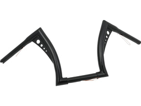 Santee 12 Bonanza Fat Handlebar Non Dimpled 3 Hole Black Powder Coated 1 1/4" Throttle By Wire Throttle Cables Santee Default Title