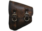 La Rosa Design Bolt On Solo Saddelbag With Bracket Rustic Brown Left La Rosa Design Default Title
