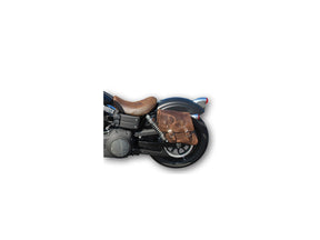 La Rosa Design Solo Saddle Bag Strut Mount Rustic Brown Left La Rosa Design