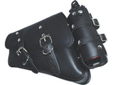 La Rosa Design Left Side Bag With Fuel Bottle Black Left La Rosa Design Default Title