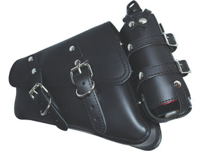 La Rosa Design Left Side Bag With Fuel Bottle Black Left La Rosa Design Default Title