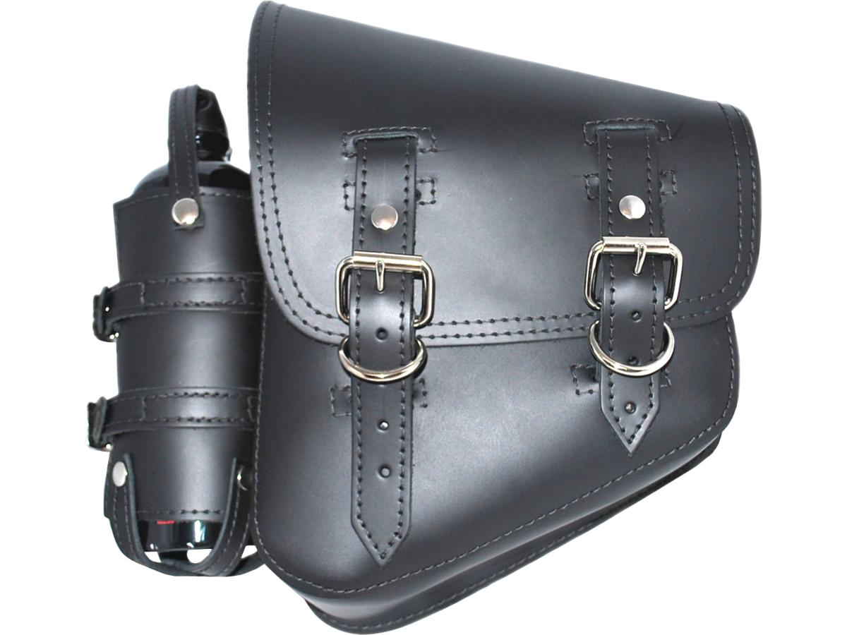 La Rosa Design Left Side Bag With Fuel Bottle Black Left La Rosa Design Default Title