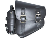 La Rosa Design Left Side Bag With Fuel Bottle Black Left La Rosa Design Default Title