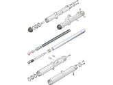 Colony Fork Tube Bolt Flat Top Stock Style With Washer, 41 Mm Fork Tubes Chrome Colony Default Title