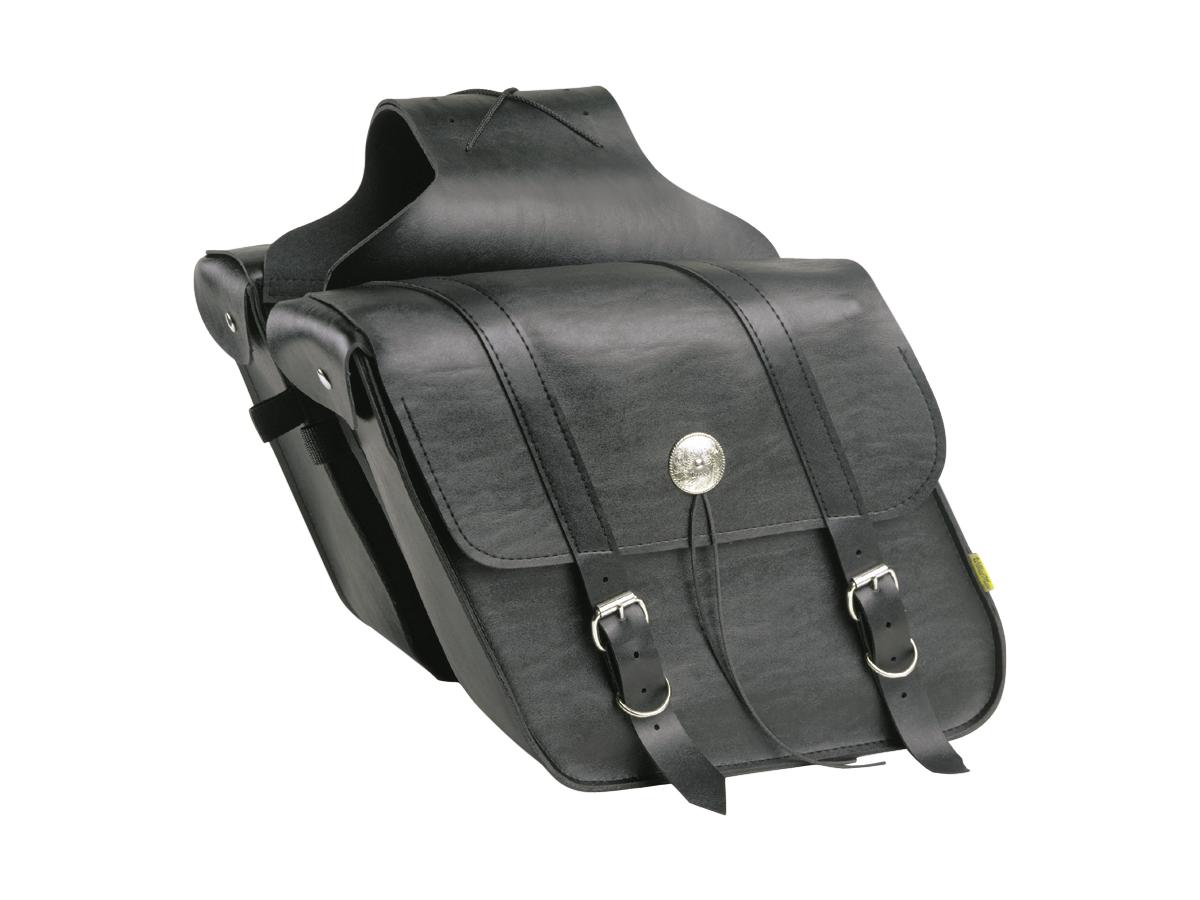 Willie &Amp; Max Standard Slant Throw Over Saddlebags Black Willie &Amp; Max Default Title