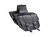 Willie &Amp; Max Braided Slant Throw Over Saddlebags Compact, 12" X 9 1⁄2" X 5 1/2" Black Willie &Amp; Max Default Title