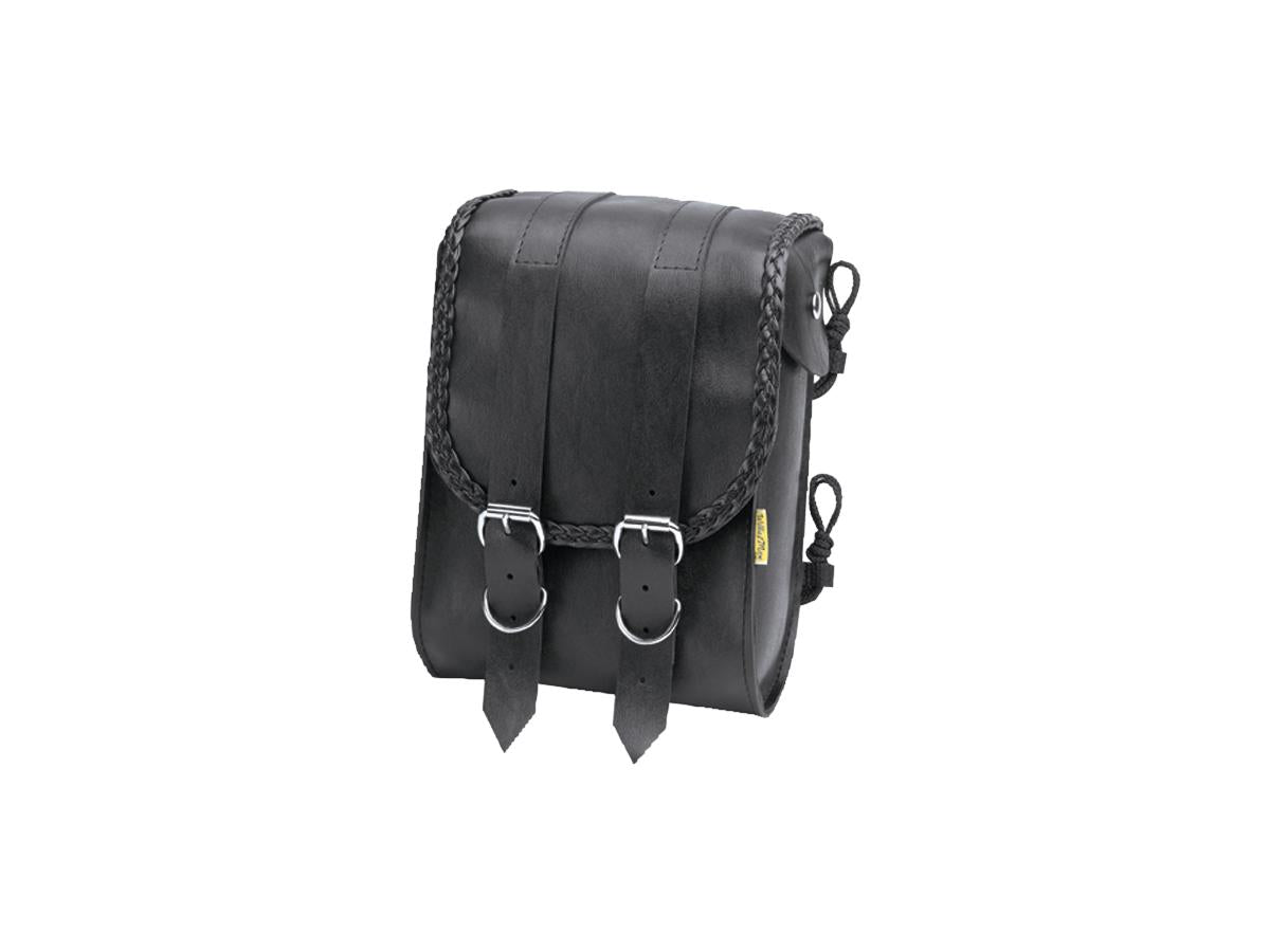 Willie &Amp; Max Braided Sissy Bar Bag Black Willie &Amp; Max Default Title