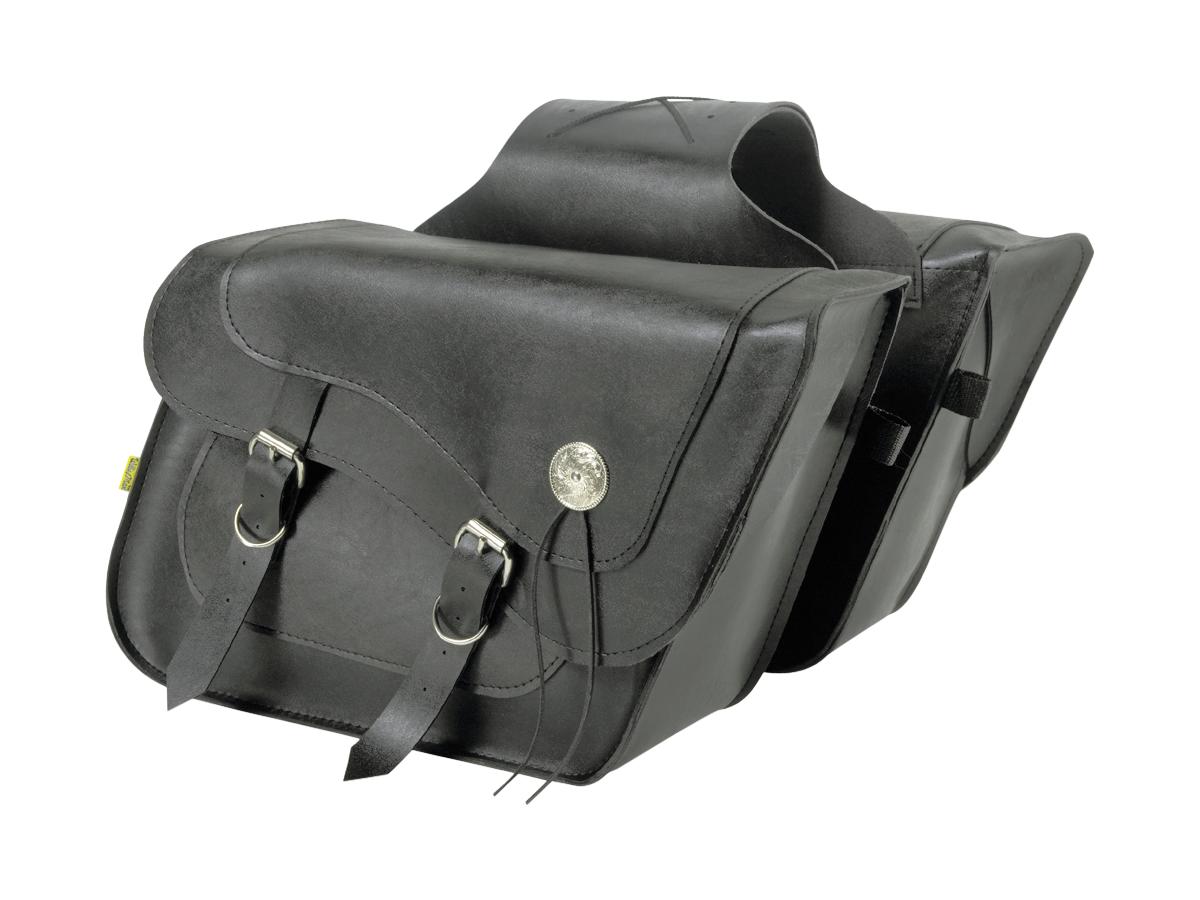 Willie &Amp; Max Deluxe Fleetside Slant Throw Over Saddlebags Black Willie &Amp; Max Default Title