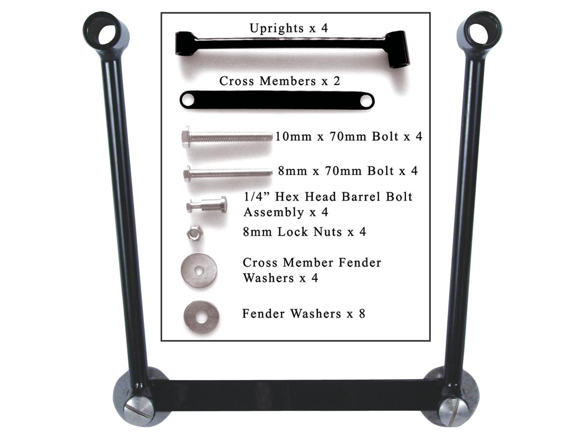Willie &Amp; Max Universal Saddlebag Hard Mount Kit Saddlebag Hard Mount Kit Willie &Amp; Max Default Title