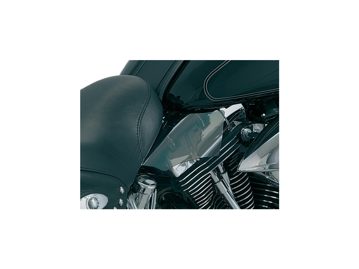 Kuryakyn Saddle Shields Heat Deflectors Reflective Smoke Kuryakyn