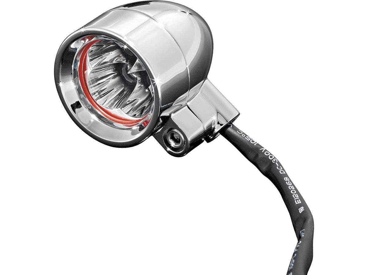 Kuryakyn Silver Bullet Led Turn Signal/Position Light Silver Kuryakyn Default Title
