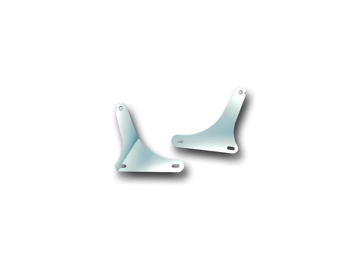 Kuryakyn Multi Purpose Solid Backrest Mounts Chrome Kuryakyn Default Title
