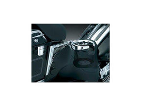 Kuryakyn Passenger Drink Holder With Mesh Basket, Right Side Passenger Drink Holder With Mesh Basket Kuryakyn Default Title