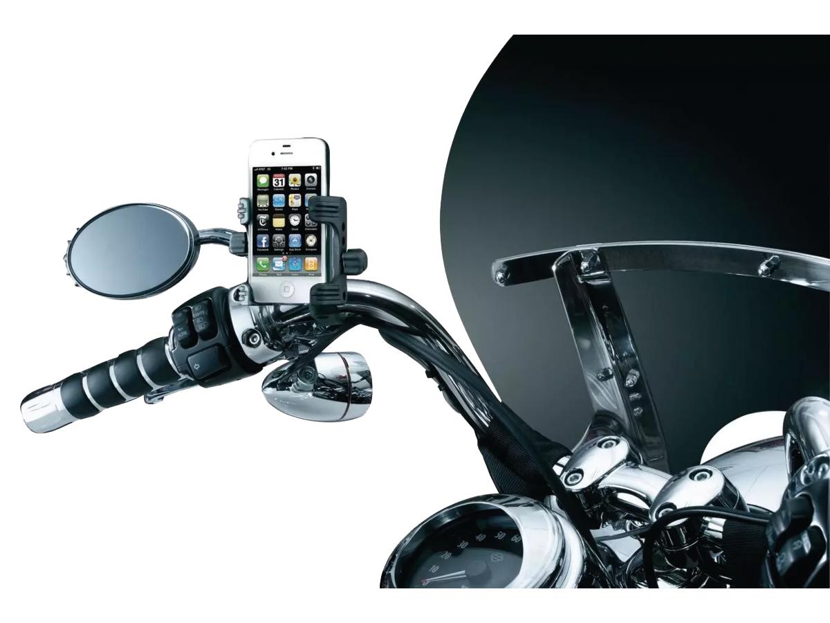 Kuryakyn Tech Connect Kit For Perch Mount With Standard Cradle Tech Connect Kit For Perch Mount With Standard Cradle And Black Mounting Bracket Kuryakyn Default Title