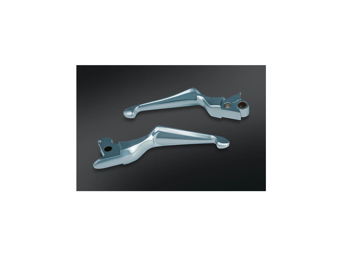 Kuryakyn Boss Blades Hand Control Levers Chrome Hydraulic Clutch Left Right Kuryakyn