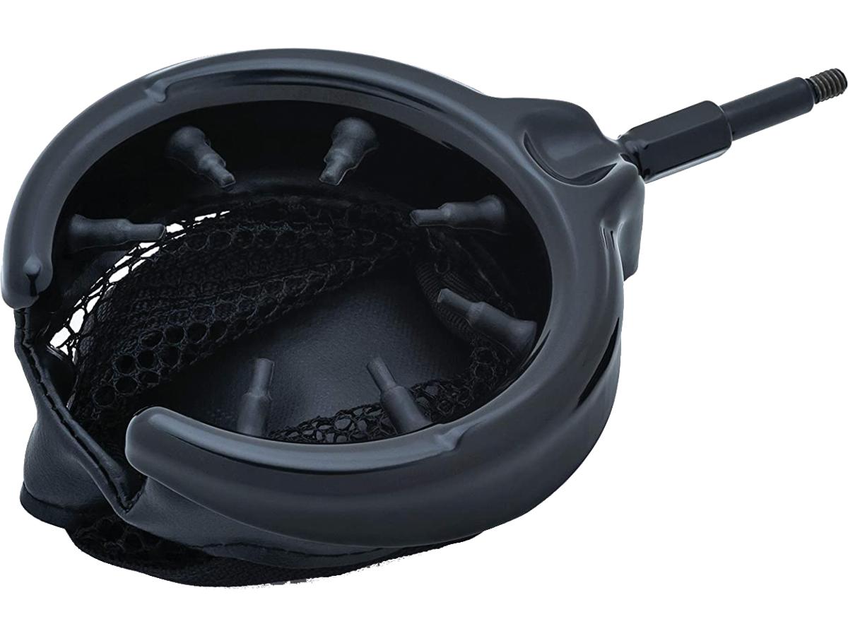 Kuryakyn Drink Holder With 1" Mount And Mesh Basket, Gloss Black Mesh Basket Drink Holder Kuryakyn