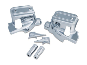 Kuryakyn Brake And Clutch Control Dress Up Kit Chrome Dual Disc Kuryakyn