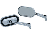 Kuryakyn Heavy Industry Mirror With Black Accents Chrome Kuryakyn Default Title