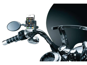 Kuryakyn Tech Connect Kit For Perch Mount With Standard Cradle Holds Devices Measuring 1 5/8" To 3 5/8" Wide. Ideal For Iphones And Smartphones Tech Connect Kit For Perch Mount With Standard Cradle And Chrome Mounting Bracket Kuryakyn Default Title