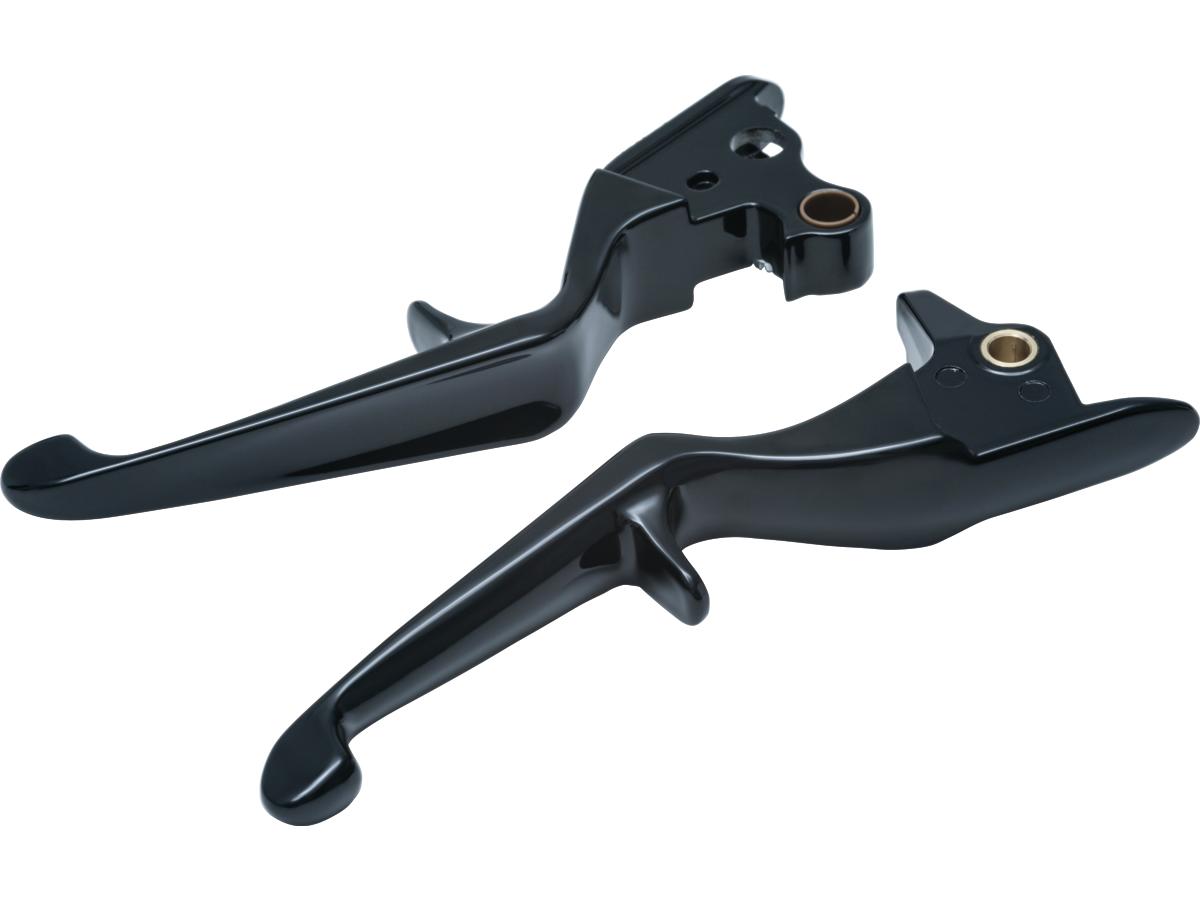 Kuryakyn Trigger Hand Control Levers Gloss Black Cable Clutch Kuryakyn Default Title