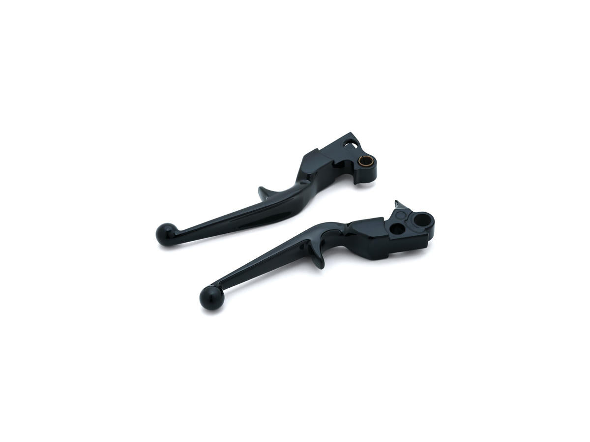 Kuryakyn Trigger Hand Control Levers Gloss Black Cable Clutch Left Right Kuryakyn Default Title