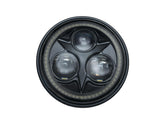 Kuryakyn Orbit Vision 5 3/4" Led Headlight Insert Black Anodized Clear Led Kuryakyn Default Title