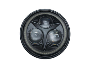 Kuryakyn Orbit Vision 5 3/4" Led Headlight Insert Black Anodized Clear Led Kuryakyn Default Title