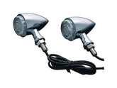 Kuryakyn Torpedo Led Turn Signal Chrome Clear Led Kuryakyn Default Title