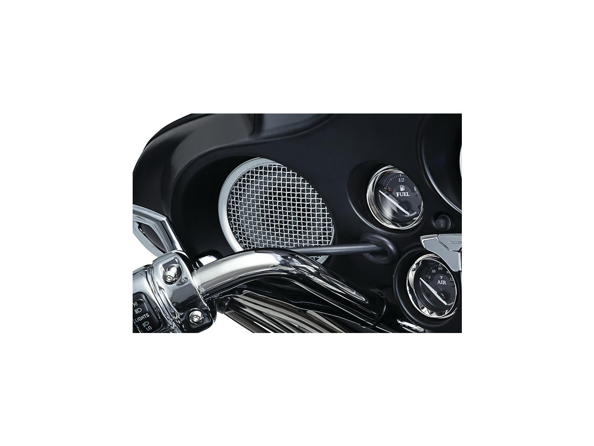 Kuryakyn Road Thunder Fairing Speaker Kit By Mtx, Chrome Kuryakyn