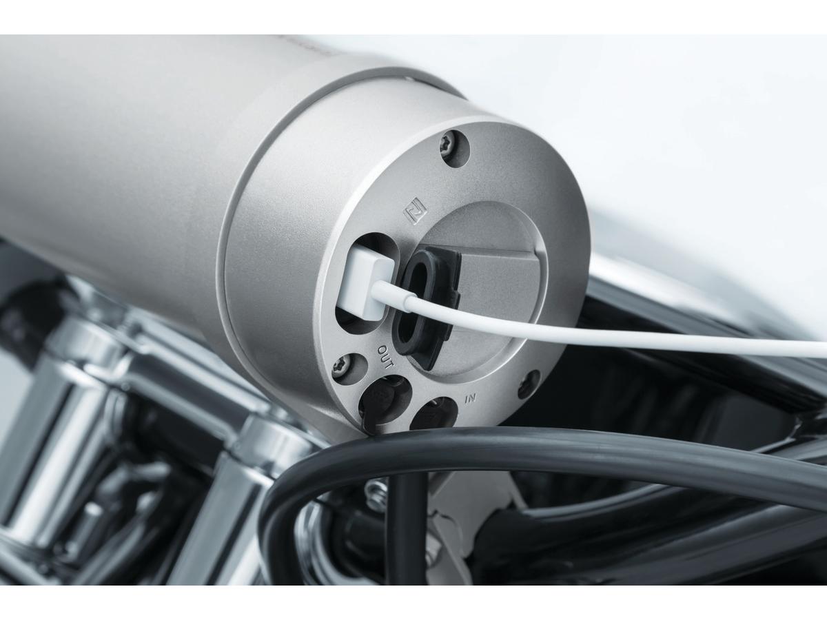 Kuryakyn Road Thunder Plus By Mtx Sound Bar Silver Kuryakyn