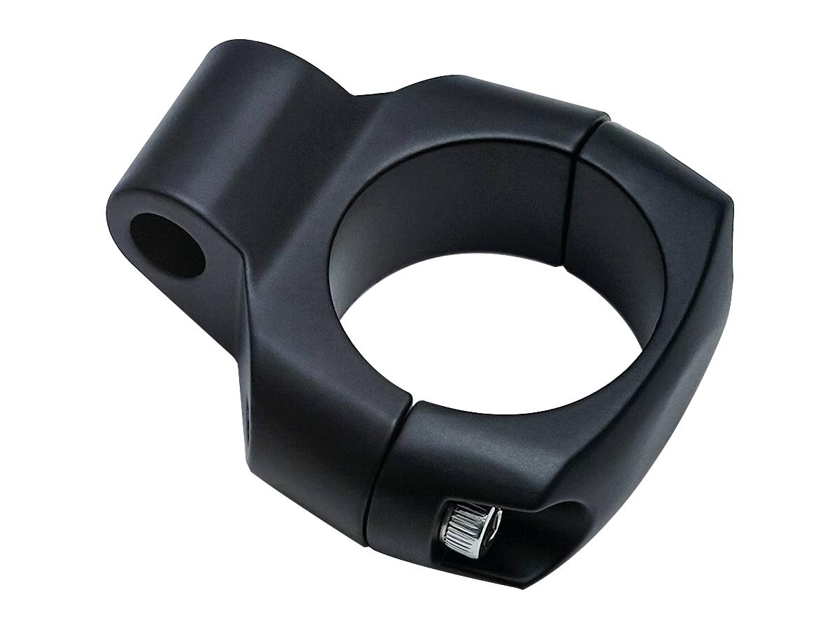 Kuryakyn Accessory Clamp Mount For 1 1/4" Bars, Satin Black 1 1/4" Accessory Clamp Mount Kuryakyn Default Title
