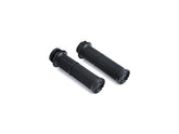 Kuryakyn Riot Grips Black Satin 1" Throttle Cables Kuryakyn Default Title