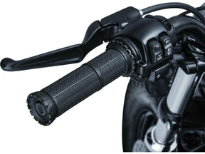 Kuryakyn Riot Grips Black Satin 1" Throttle Cables Kuryakyn