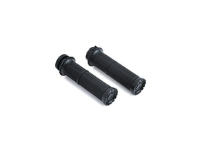 Kuryakyn Riot Grips Black Satin 1" Throttle Cables Kuryakyn Default Title