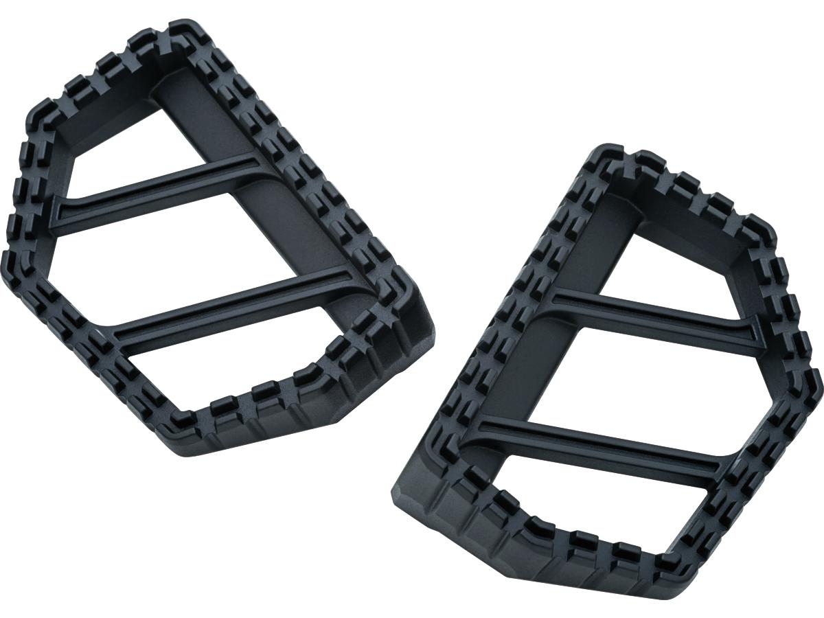 Kuryakyn Riot Mini Floorboards Black, Satin Kuryakyn Default Title