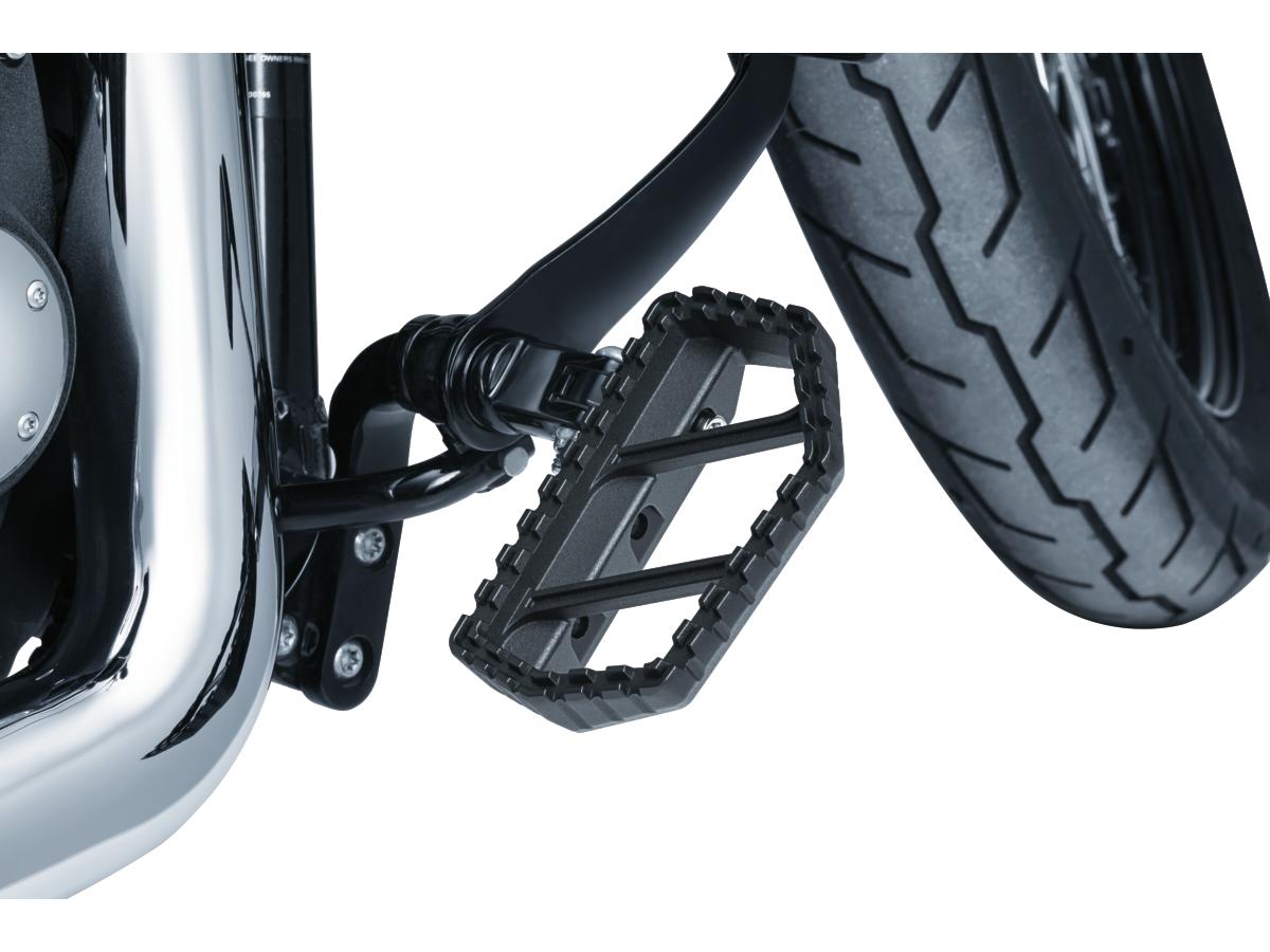 Kuryakyn Riot Mini Floorboards Black, Satin Kuryakyn