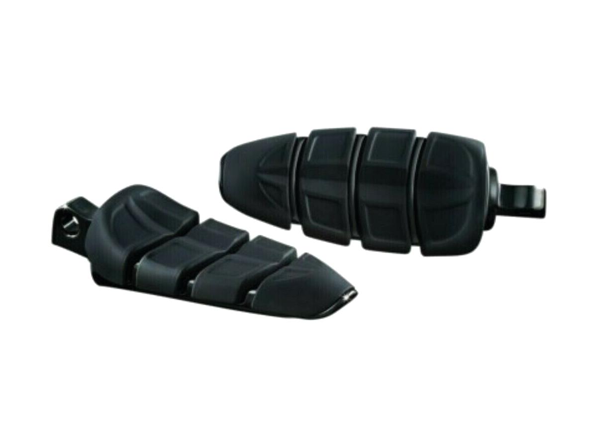 Kuryakyn Kinetic Pegs With Male Mount Adapters, Gloss Black Foot Pegs (Male Mount) Kuryakyn Default Title