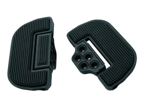 Kuryakyn Ribbed Folding Boards For Driver Or Passenger Black Kuryakyn Default Title